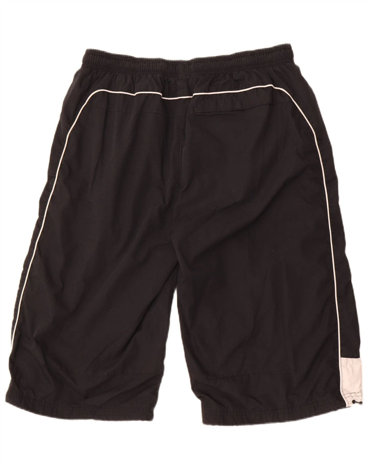 Nike Bermuda de sport graphique pour homme XL Noir Colorblock Polyester
