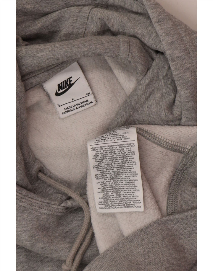 Nike Pull à capuche pour homme en coton moucheté Gris Taille S