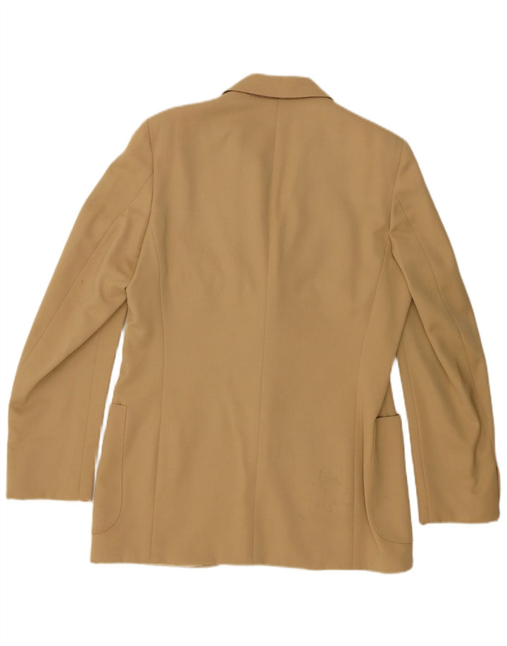 vintage Homme 2 Bouton Blazer Veste IT 50 Grand Beige