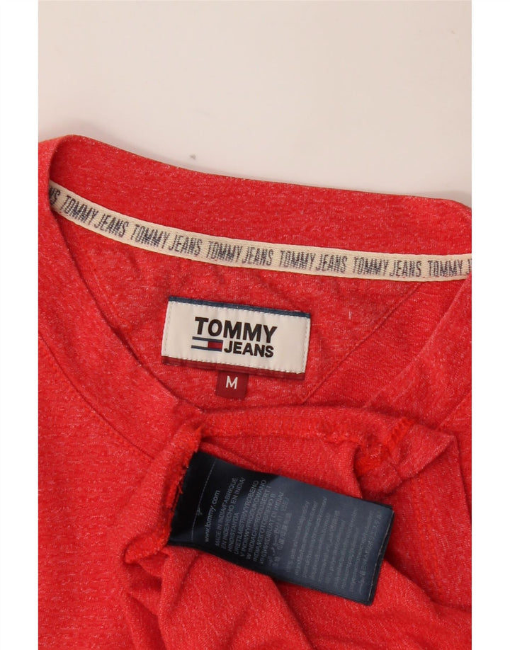 TOMMY HILFIGER T-Shirt Homme Rouge Moyen Moucheté Coton