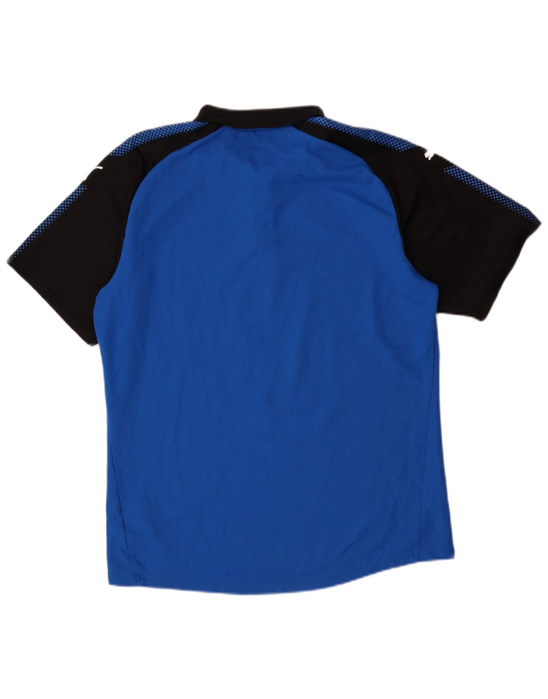 PUMA Polo graphique homme grand bleu color block polyester