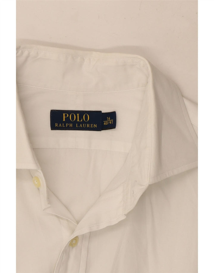 Polo Ralph Lauren Chemise homme Taille 40/41 16 Large Blanc