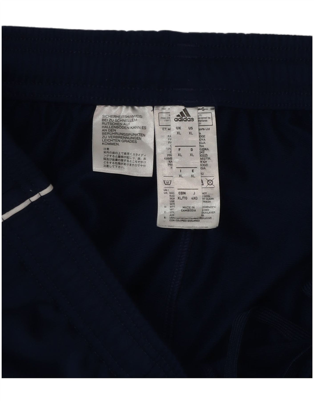 Adidas Pantalon de survêtement pour homme Joggers XL Bleu marine Polyester