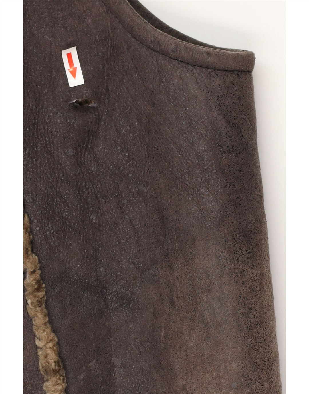Closed Gilet Shearling Homme XL Marron
