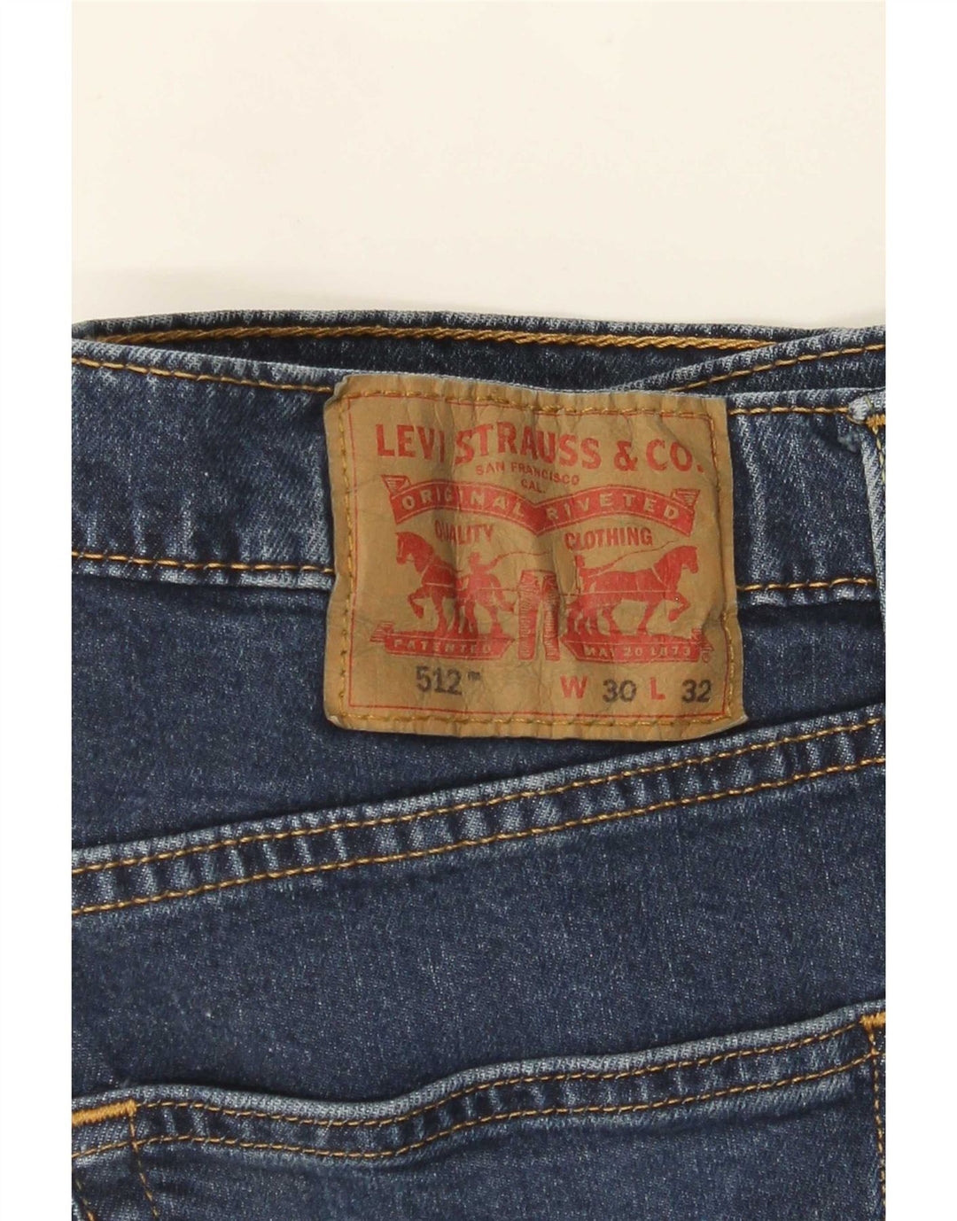 Levi's Jean 512 Slim Fuselé W30 L29 Homme Bleu
