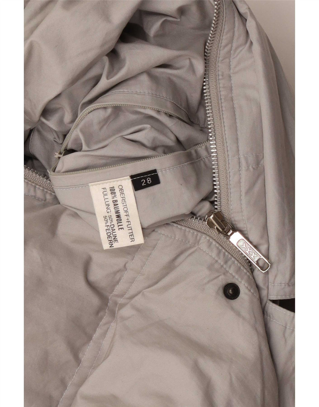 veste rembourrée homme vintage UK 44 2XL Coton Gris
