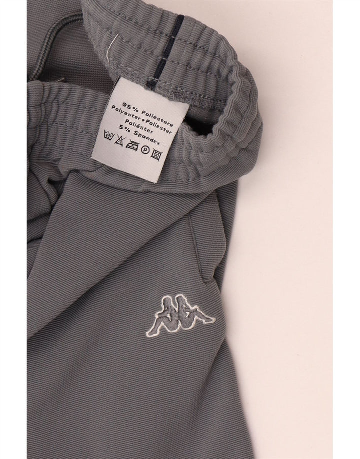 Kappa Pantalon De Survêtement Homme Gris Moyen Polyester