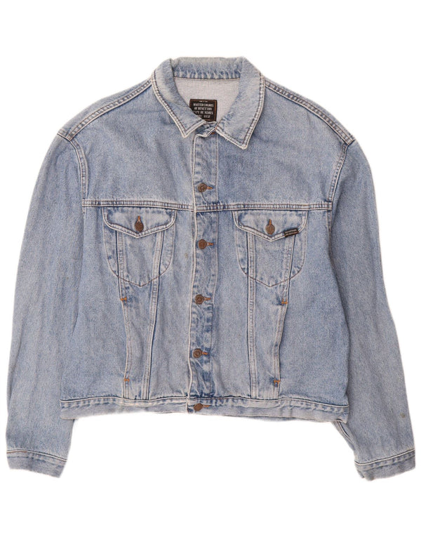 BENETTON Veste en Jean Homme IT 52 XL Bleu Coton