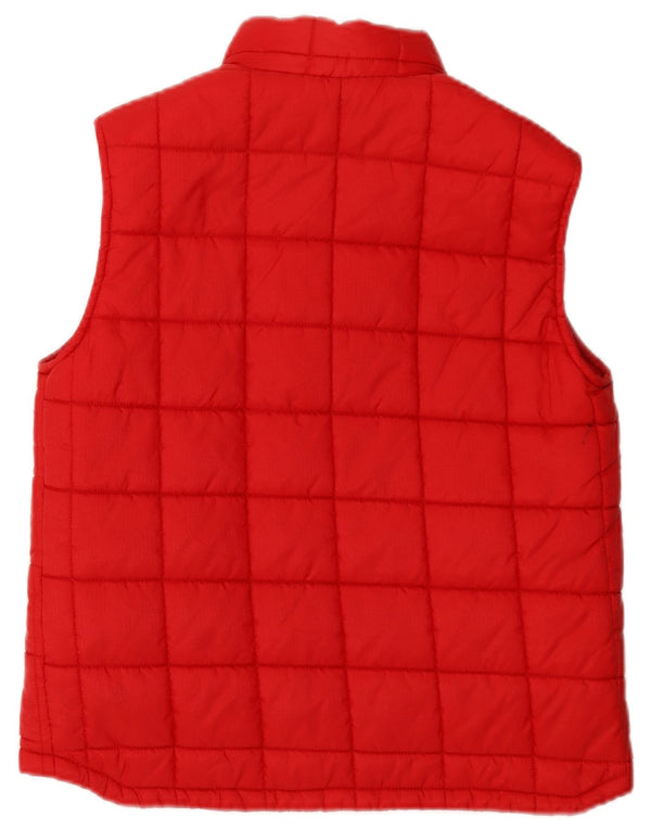 Benetton Gilet Rembourré Fille 11-12 Ans XL Rouge Polyamide