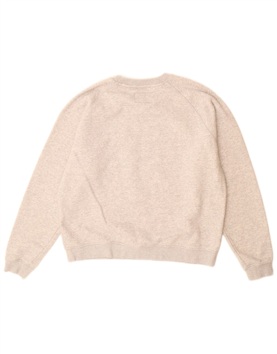 Jack Wills Sweat-shirt graphique pour femme UK 12 Gris moyen moucheté