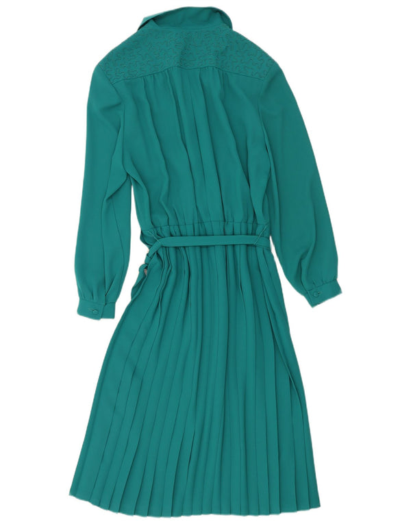 Eastex Robe trapèze à manches longues pour femme UK 16 Large Vert