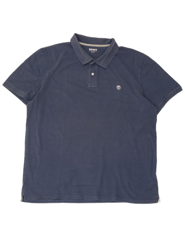 Timberland Polo Slim Fit Homme 2XL Bleu Coton