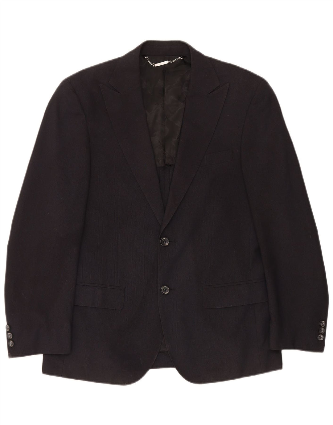 Guess By Marciano Veste Blazer Homme IT 48 Bleu Marine Moyen à Rayures
