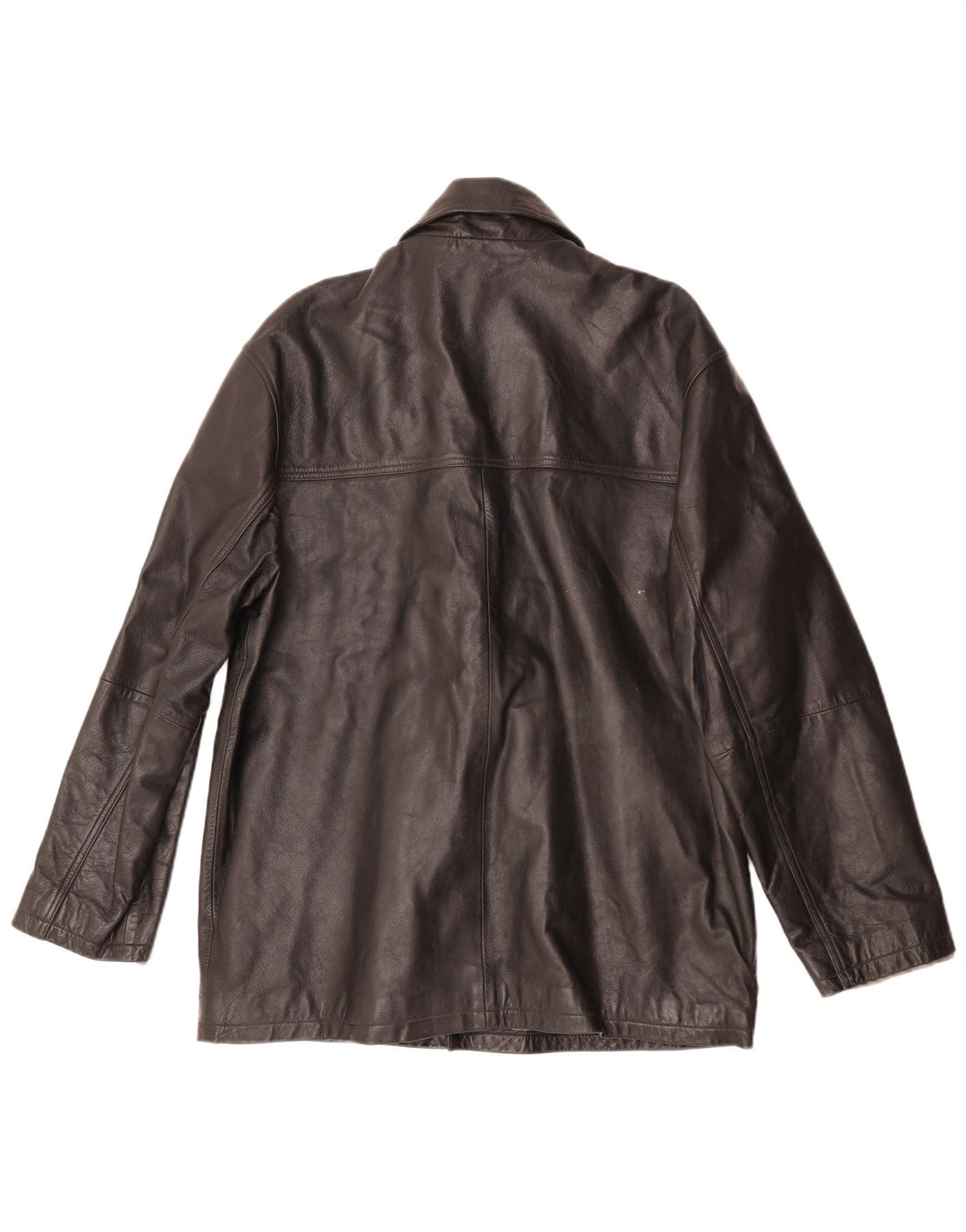 Ironsides Veste en cuir pour homme UK 40 Grand cuir noir