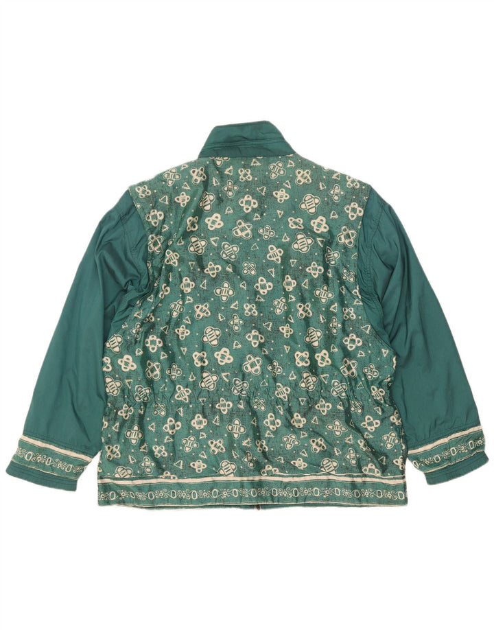 Logo Veste de Pluie Homme UK 40 Grand Vert Floral Polyamide