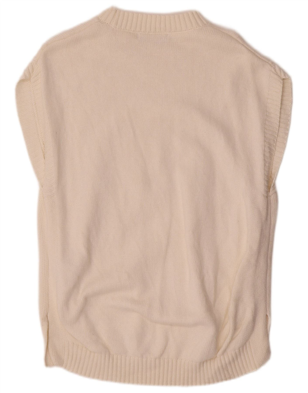 Marks & Spencer Débardeur pour homme Blanc cassé Argyle/Diamond Coton
