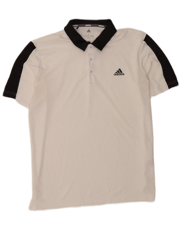 Adidas Polo Homme Grand Blanc Colorblock Polyester