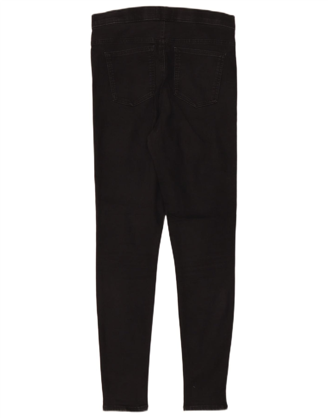 Marks & Spencer Jean Jegging Femme UK 12 Moyen W30 L30 Coton Noir