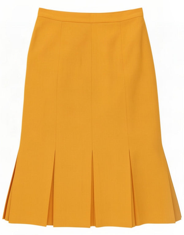 Jacques Vert Jupe trompette taille haute pour femme UK 16 Large W30 Jaune