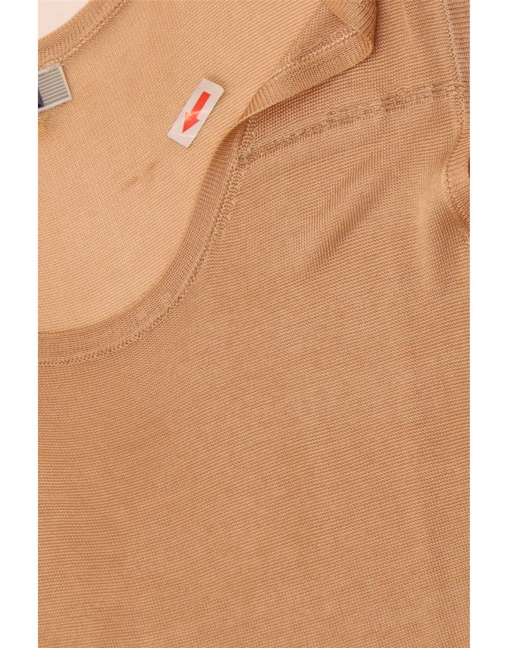 Perte by Krizia Débardeur pour femme UK 14 Beige moyen
