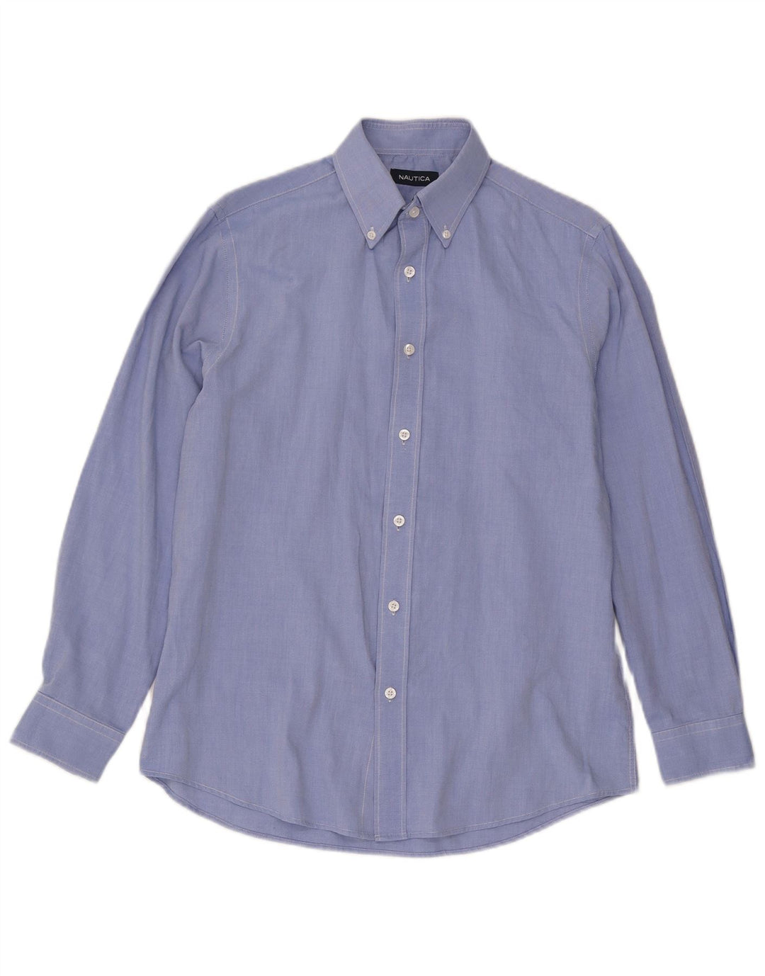Nautica Chemise Homme Taille 15 Coton Bleu Moyen