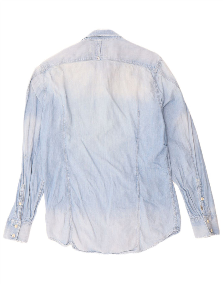 G-STAR Chemise en Jean Homme Bleu Moyen Coton