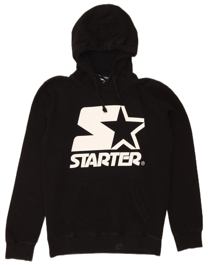 Starter Pull à Capuche Graphique Homme Noir Moyen