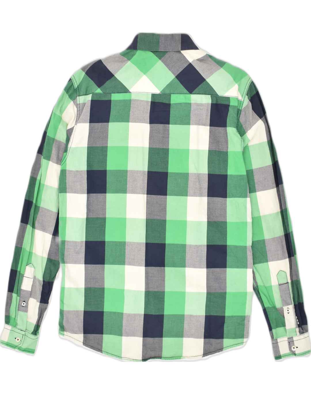 JACK & JONES Chemise Homme Vert Moyen Carreaux Coton