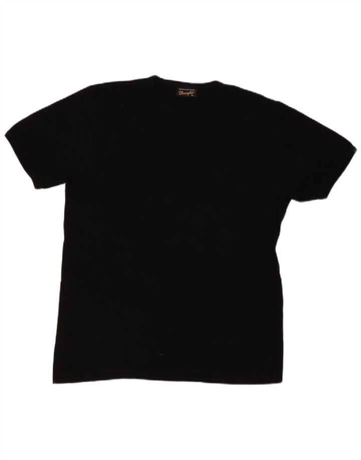 WRANGLER T-Shirt Homme Top XL Noir Coton