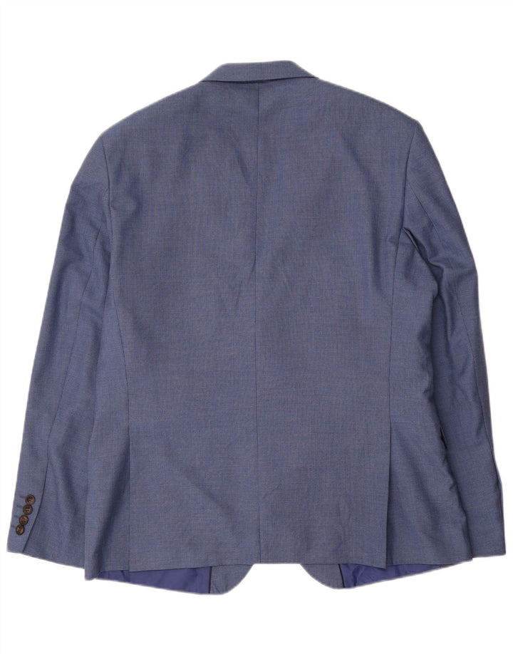 Marks & Spencer Veste blazer à 2 boutons pour homme Coupe ajustée UK 42 Grand Bleu