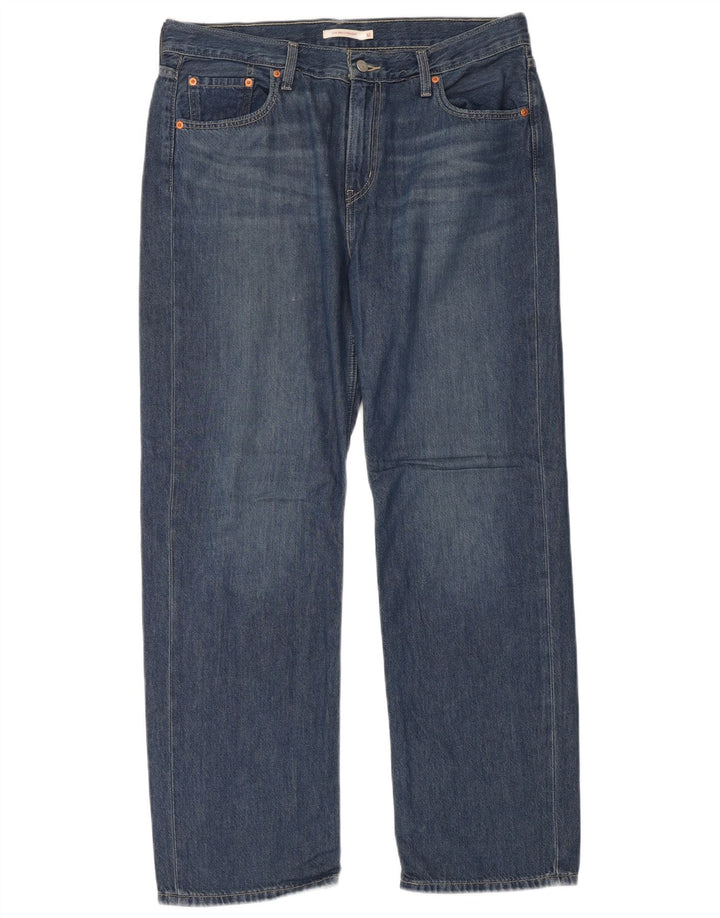 Levi's Jean Low Pro Straight Homme W32 L32 Bleu Coton
