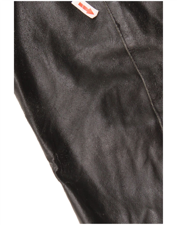 Veste en cuir homme vintage UK 38 Cuir noir moyen