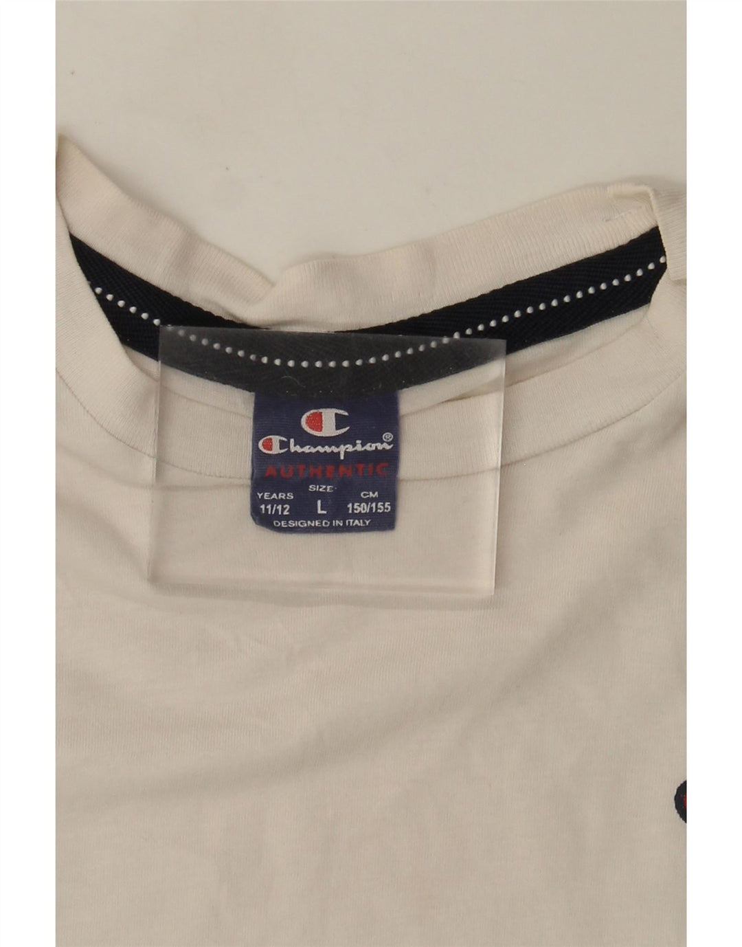 Champion T-Shirt Garçon 11-12 Ans Grand Blanc