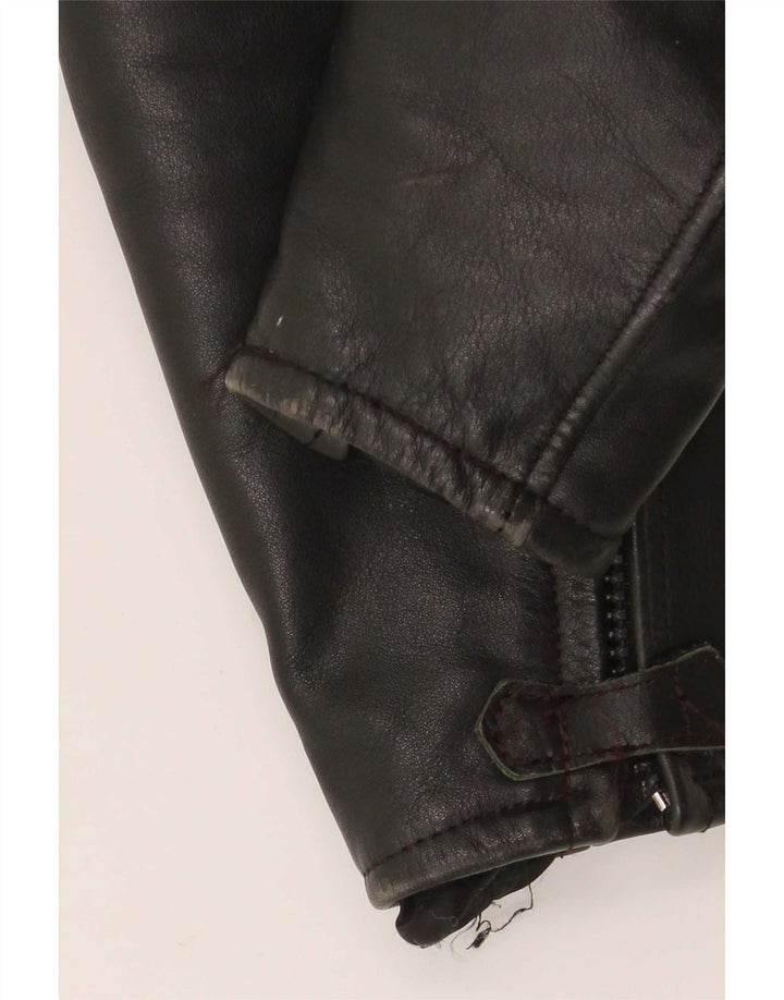 Belo Tours Veste de course en cuir pour homme EU 50 Large Noir