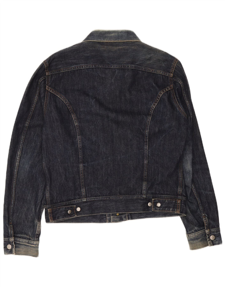 Diesel Veste en Jean Femme UK 14 Coton Bleu Marine Moyen