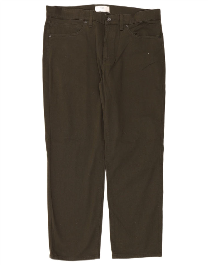 Marks & Spencer Jean droit homme W36 L29 kaki coton