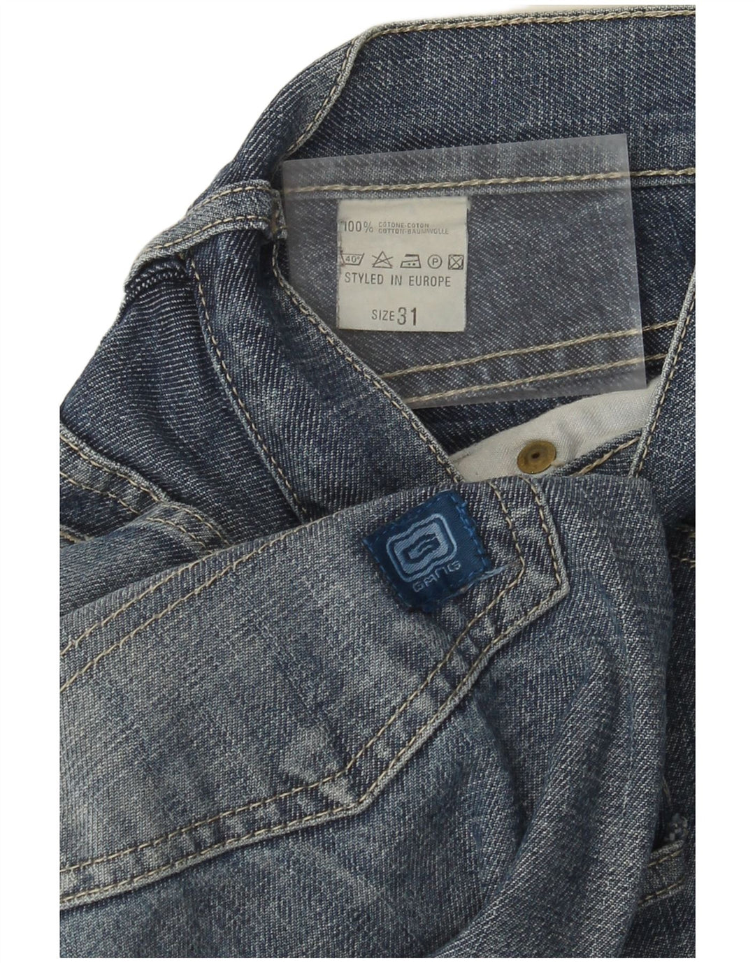Gang Jean Évasé Femme W31 L33 Bleu Coton