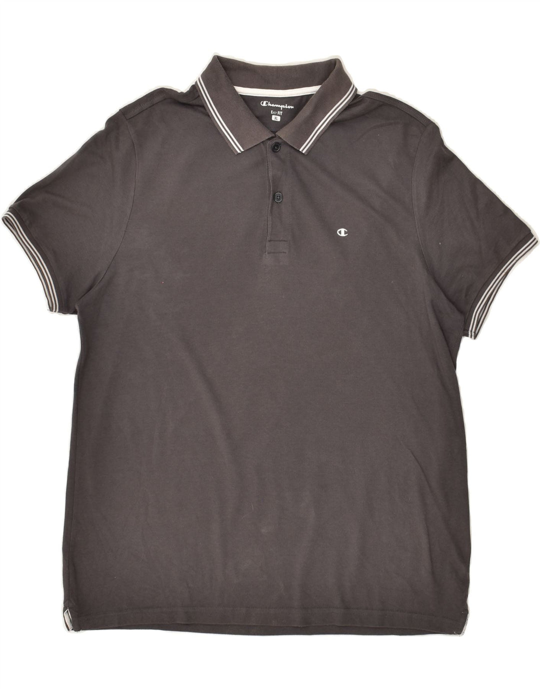 CHAMPION Mens Easy Fit Polo Shirt XL Grey | Vintage Champion | Thrift | Second-Hand Champion | Used Clothing | Messina Hembry 