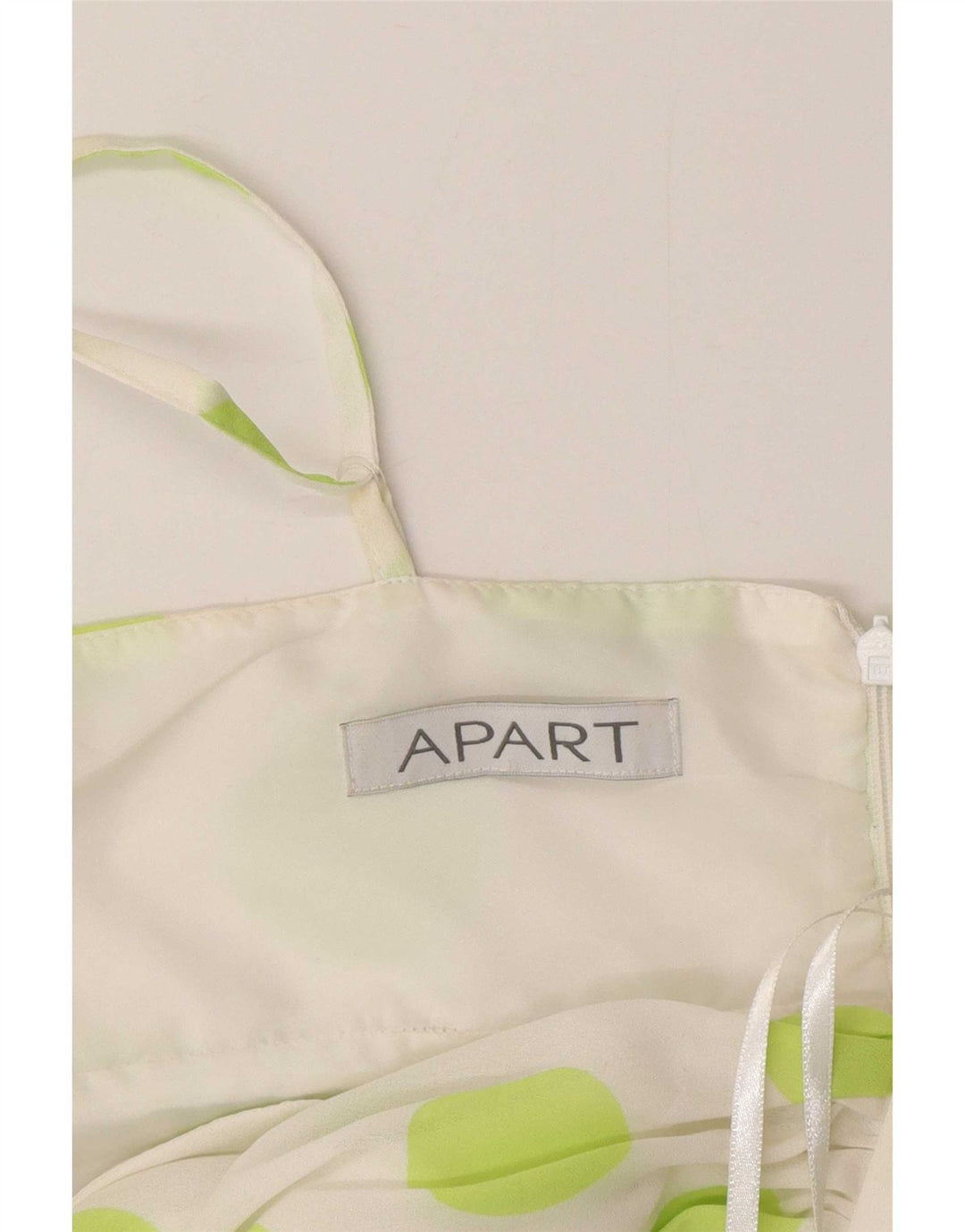Apart Robe d'été pour femme UK 42 Medium Blanc à pois Polyester