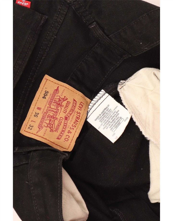 Levi's Jean Droit 504 Homme W36 L32 Noir