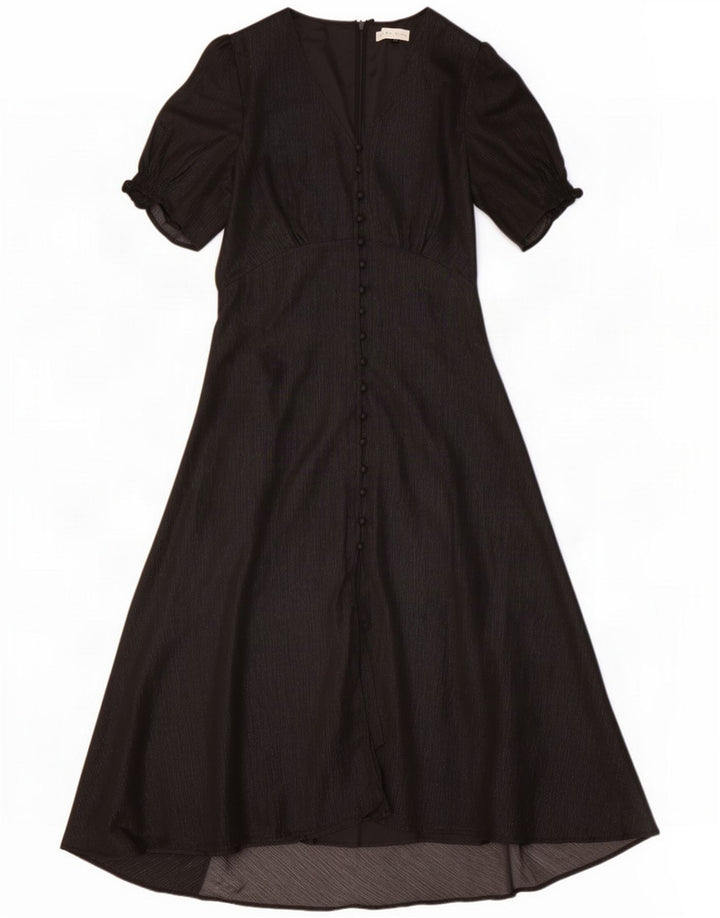 Rowen Avenue Robe longue pour femme UK 42 Medium Noir Polyester