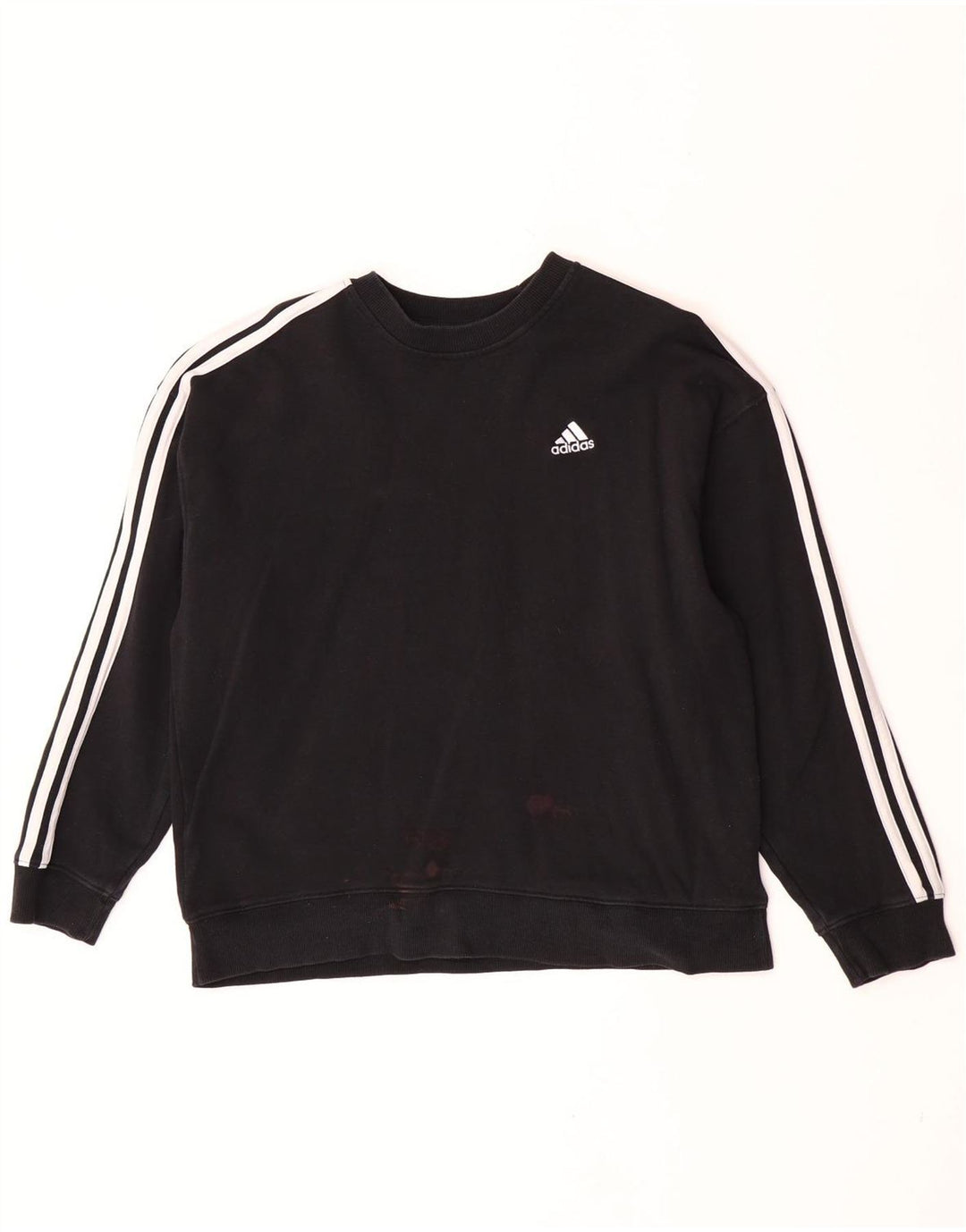 Adidas Sweat-shirt pour femme UK 12/14 en coton noir moyen