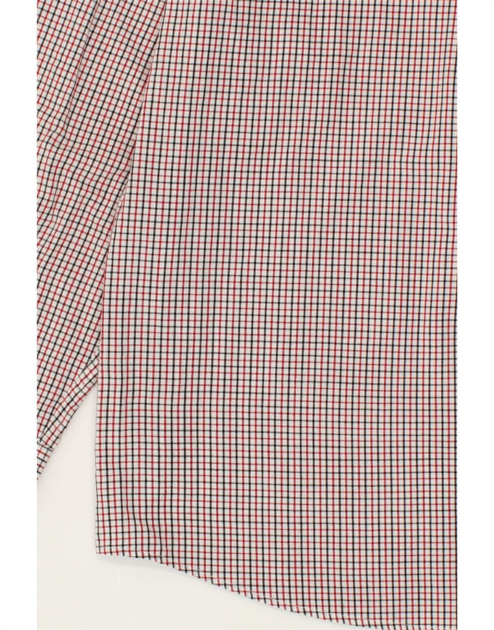 CHAPS Mens Shirt XL Red Check Cotton Vintage Chaps and Second-Hand Chaps from Messina Hembry 
