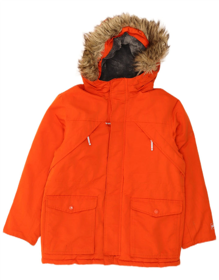 GAP Parka à capuche pour garçon 11-12 ans XL Orange Polyester