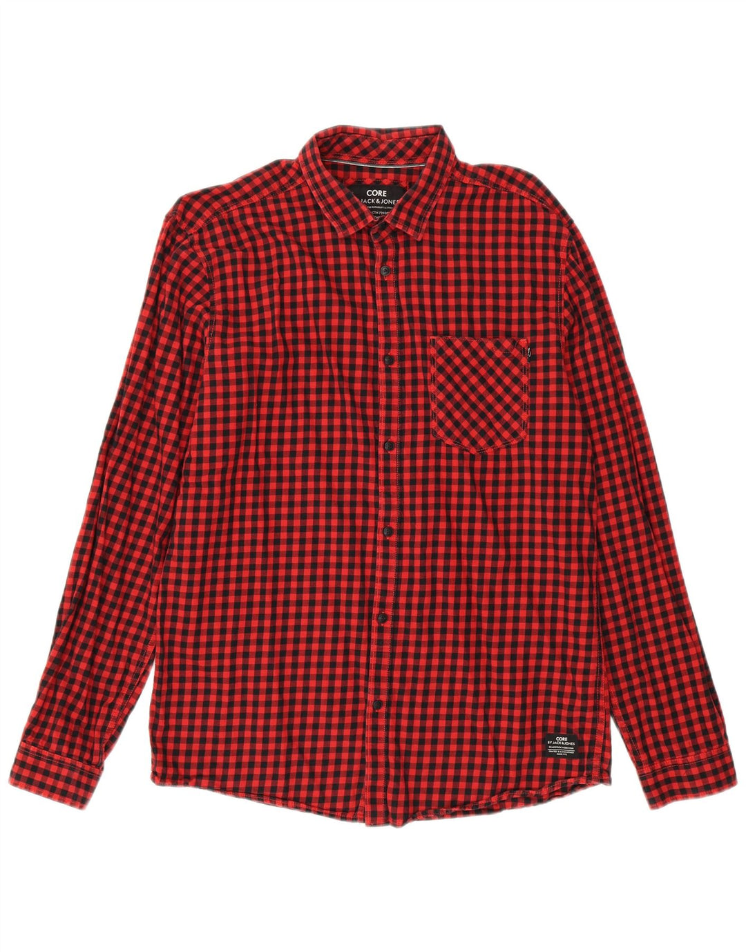 Jack & Jones Chemise Homme XL Rouge Vichy Coton