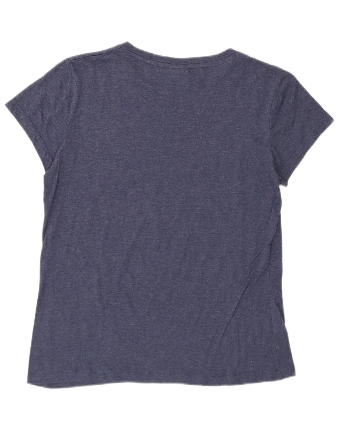 Lotto T-Shirt Femme Top UK 8 Small Bleu Marine Coton