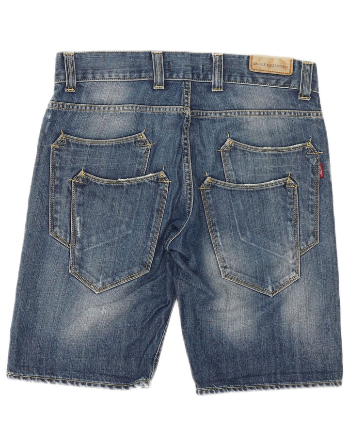 Daniele Alessandrini Short en jean W32 bleu moyen en coton pour homme