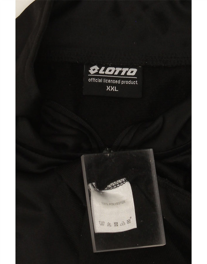 Lotto Veste de survêtement pour homme 2XL Noir Polyester