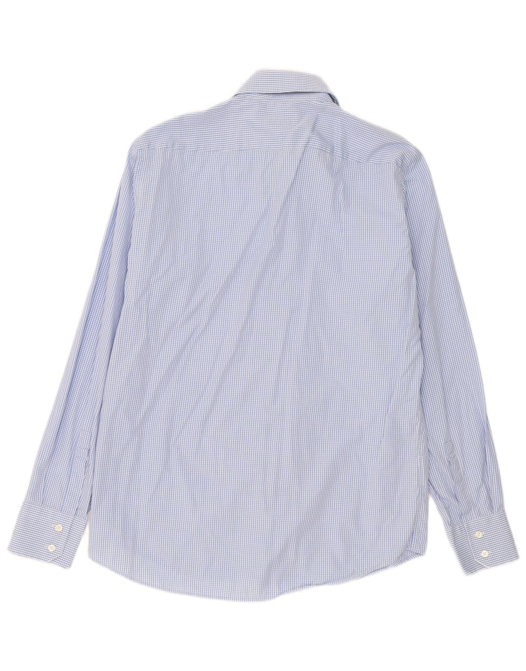 Hugo Boss Chemise Homme Taille 40 15 3/4 Vichy Bleu Moyen