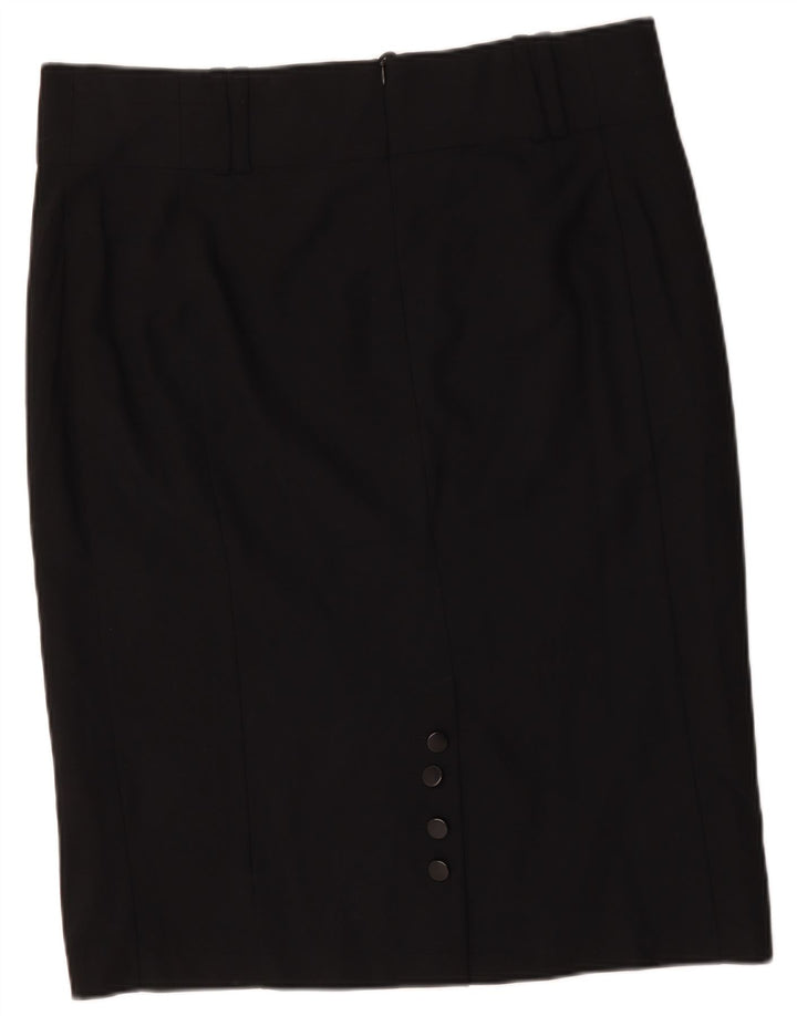 Marks & Spencer Jupe crayon femme UK 20 2XL W40 Noir Polyester
